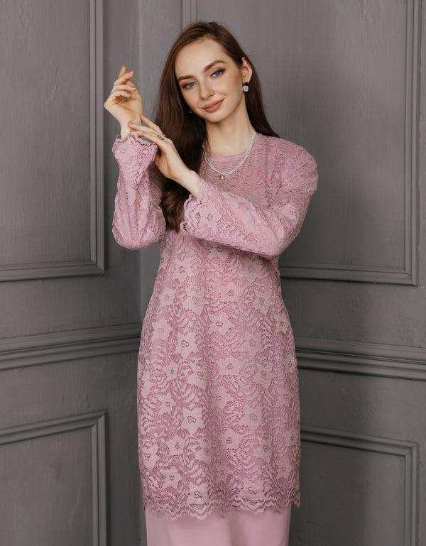 BAJU KURUNG PAHANG MODEN ELINA (LILAC)